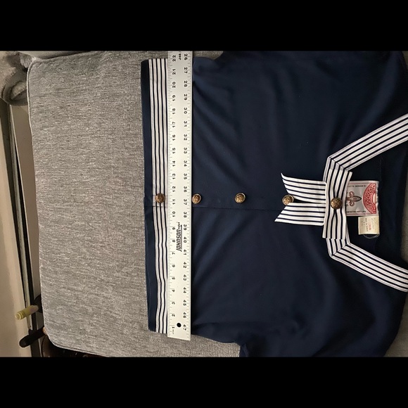 Vintage Navy Wave Sailor Button Up Cardigan Blazer - Picture 9 of 15